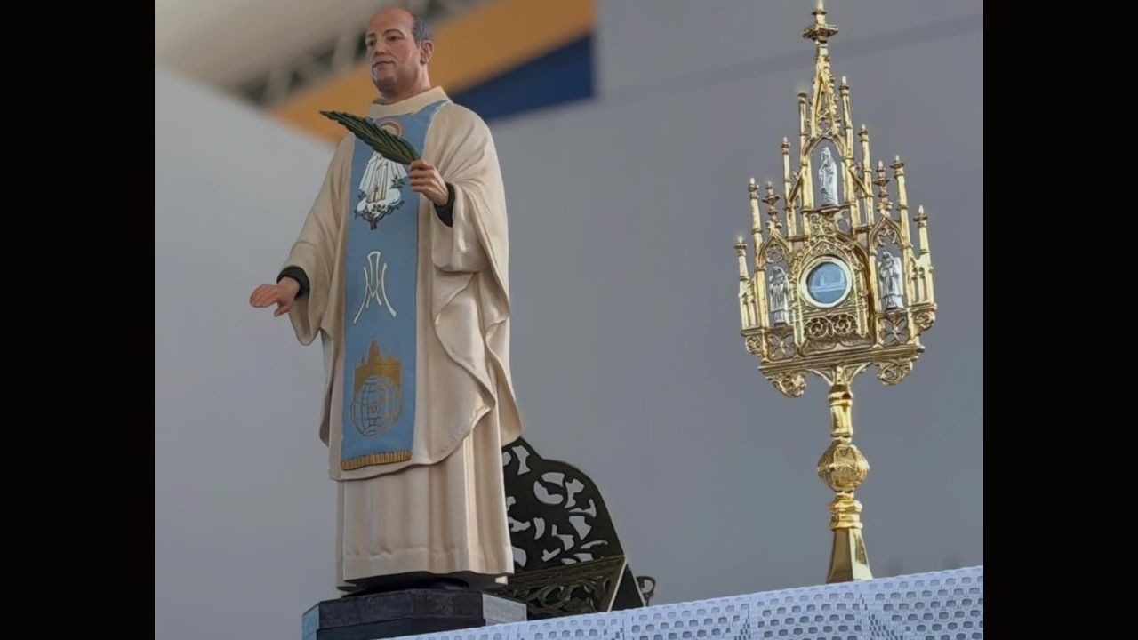 Papa recorda a beatificação de padre Nazareno Lanciotti, no Brasil