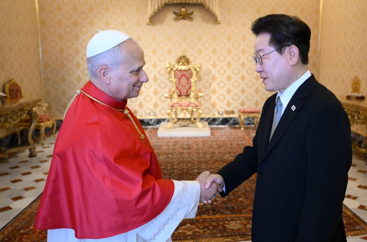 Leão XIV recebe presidente da República da Coreia