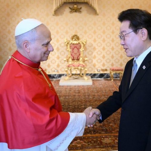 Leão XIV recebe presidente da República da Coreia